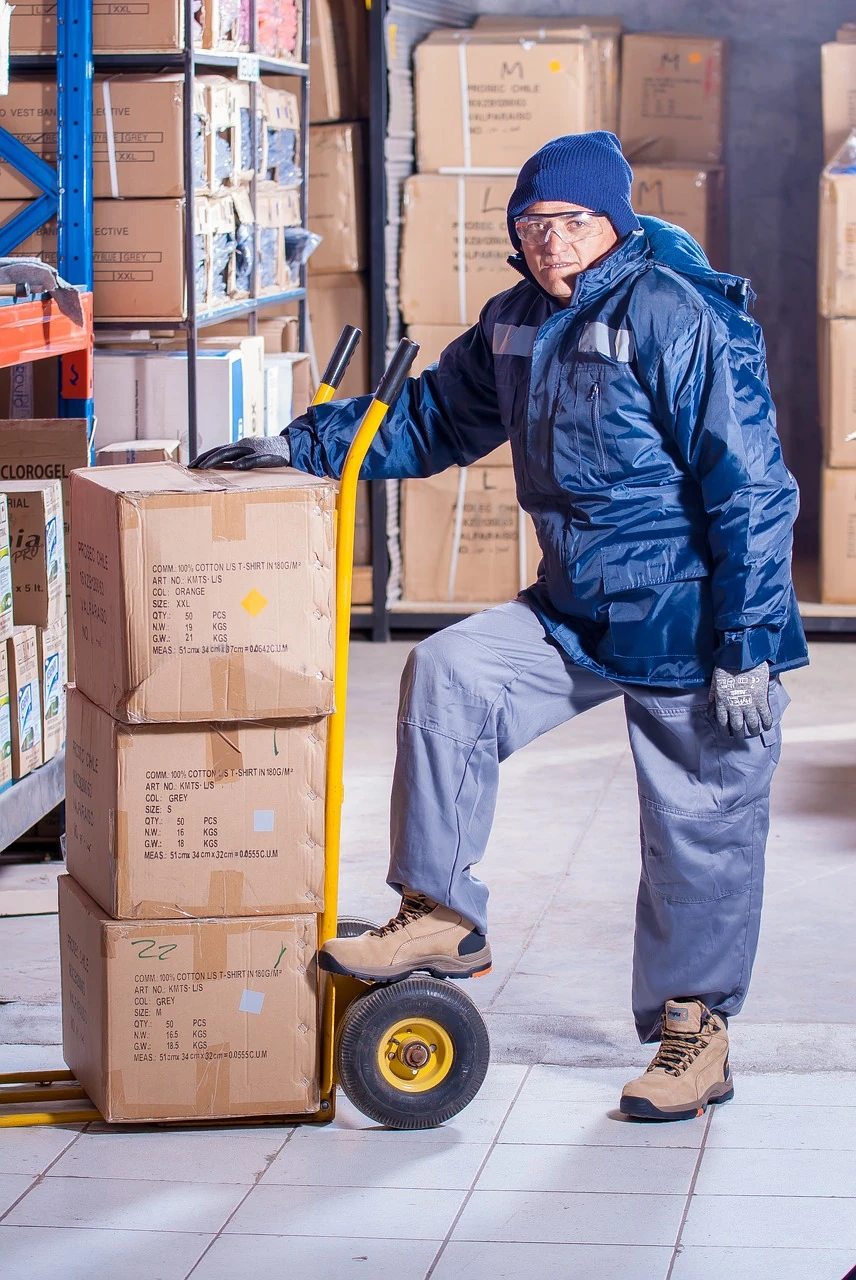 Phoenix associate moving inventory in a warehouse